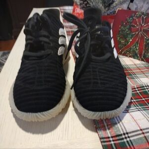 Men's Black and White Sneakers Adidas Sobakov Size 13